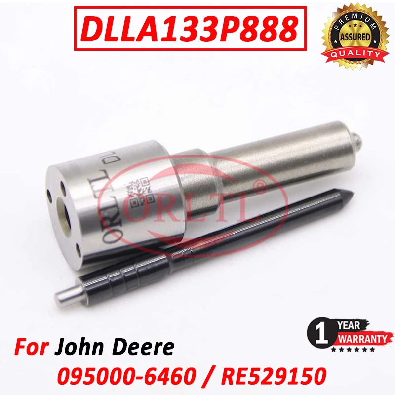 

Форсунка дизельного инжектора DLLA133P888 095000-6460 RE529150 с общей топливной магистралью, форсунка DLLA 133P 888 для JOHN DEERE 0950006460