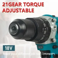MAKITA Perceuse à main électrique rechargeable au lithium 18V DDF487 13mm sans chargeur ni batterie 5