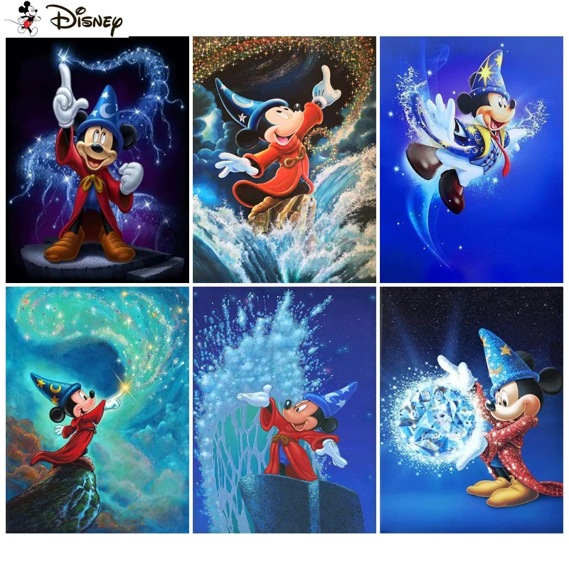 

Disney мультфильм Микки шляпа настенная Картина на холсте скандинавские плакаты и принты настенные картины для декора гостиной