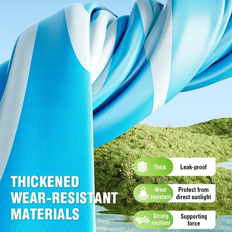 Sunshade Inflatable Pool Family Large Home Pool Thickened Square Outdoor Garden Water Games Vacation for Kids Pets