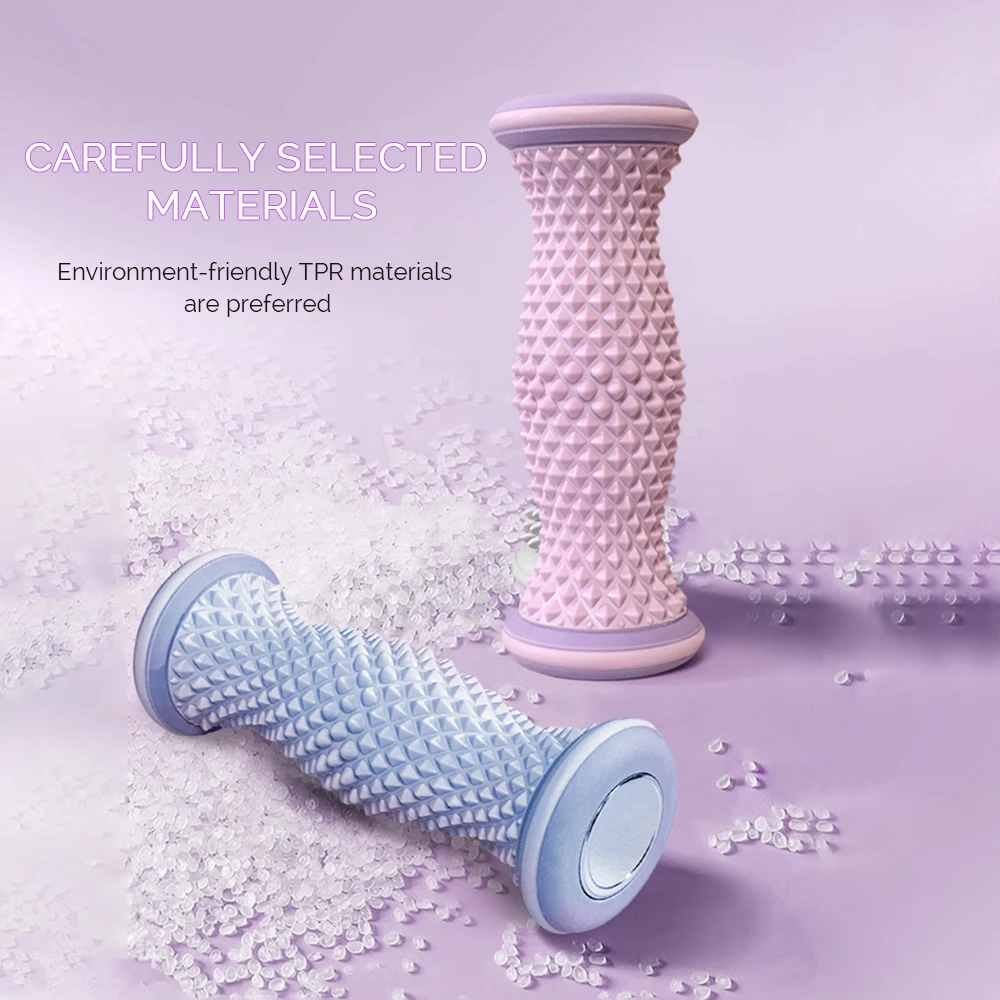 Foot Massager Massage Roller Yoga Plantar Fascia Roller Home Fitness Fingerpressure Board Deep Muscle Relaxation Plastic Roller