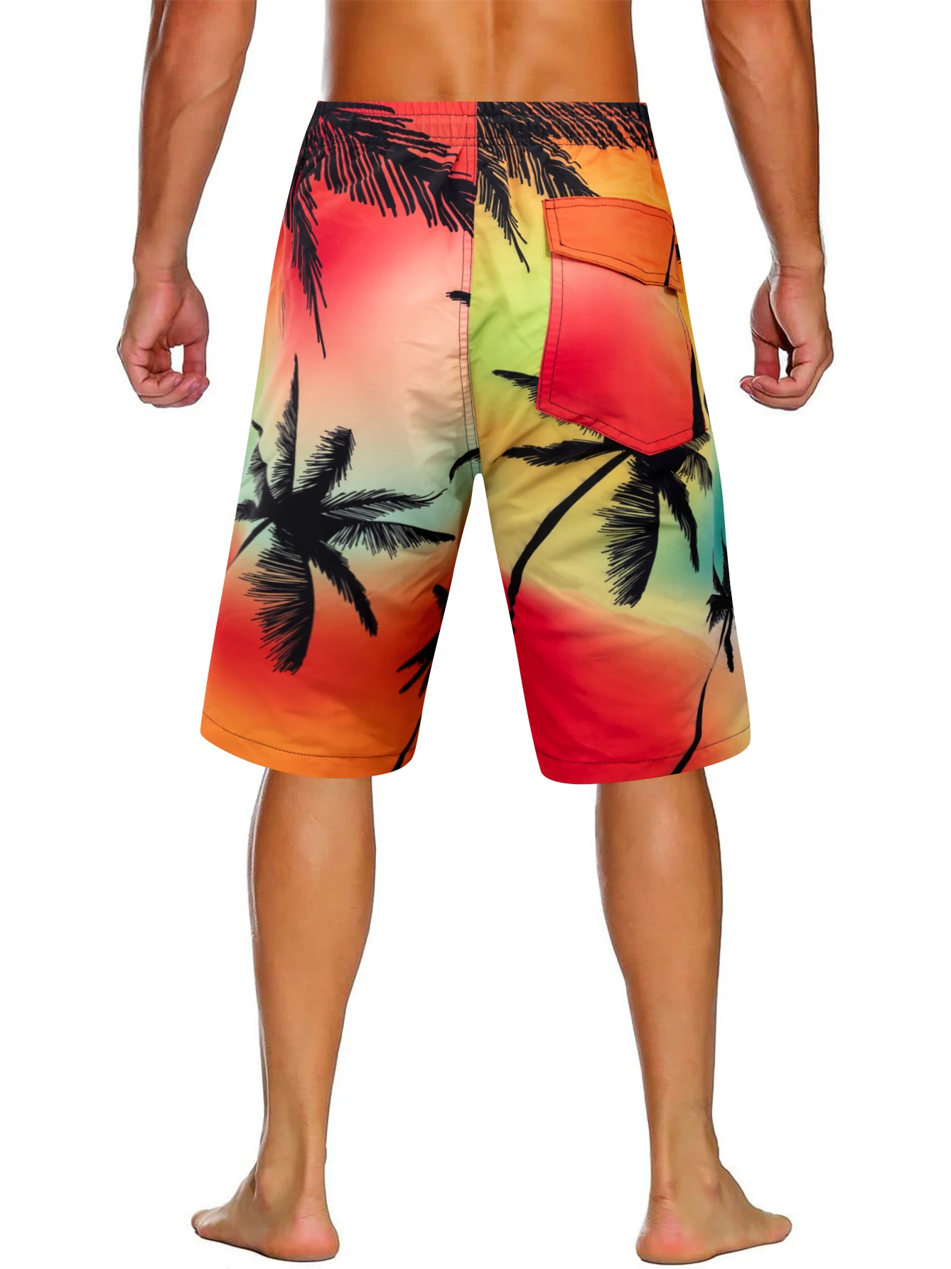 Men's Quick Dry Swim Trunks Outdoor Lightweight Beach Shorts with Mesh Lining Swimsuit Swimwear Spring&Summer Athletic Pants