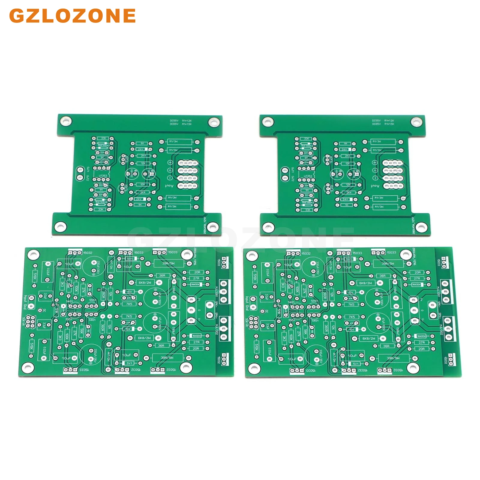 Carte Amplificateur Stéréo HiFi Dartzeel NHB-108 Clone - PCB Sans Rétroaction, Classe Universelle - Pour Audiophiles DIY