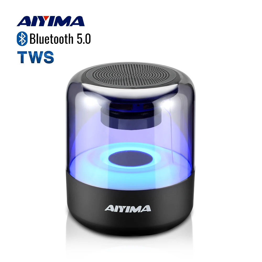AIYIMA Portable Bluetooth Speaker TWS Wireless Speaker USB AUX TF MP3 Music Player Audio Altavoces DIY Home Theater Sound System