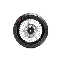 Kit de roues de vélo tout-terrain Ultra électrique 17 pouces, roues Ultra bee Supermoto avant 100/80-17/arrière 130/70-17, Kit de roues de rue 4