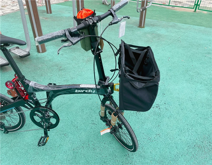 Use for Brompton folding bike bags & panniers picnic basket storage bag waterproof cover aluminum mount bike bag bicycle bag bicycle basket bike accessory