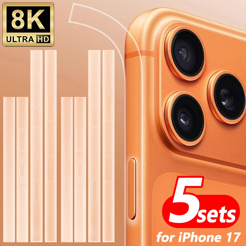 Premium EdgeGuard Screen Protector - Anti-Scratch Clear Hydrogel Film with Full Coverage Border Stickers