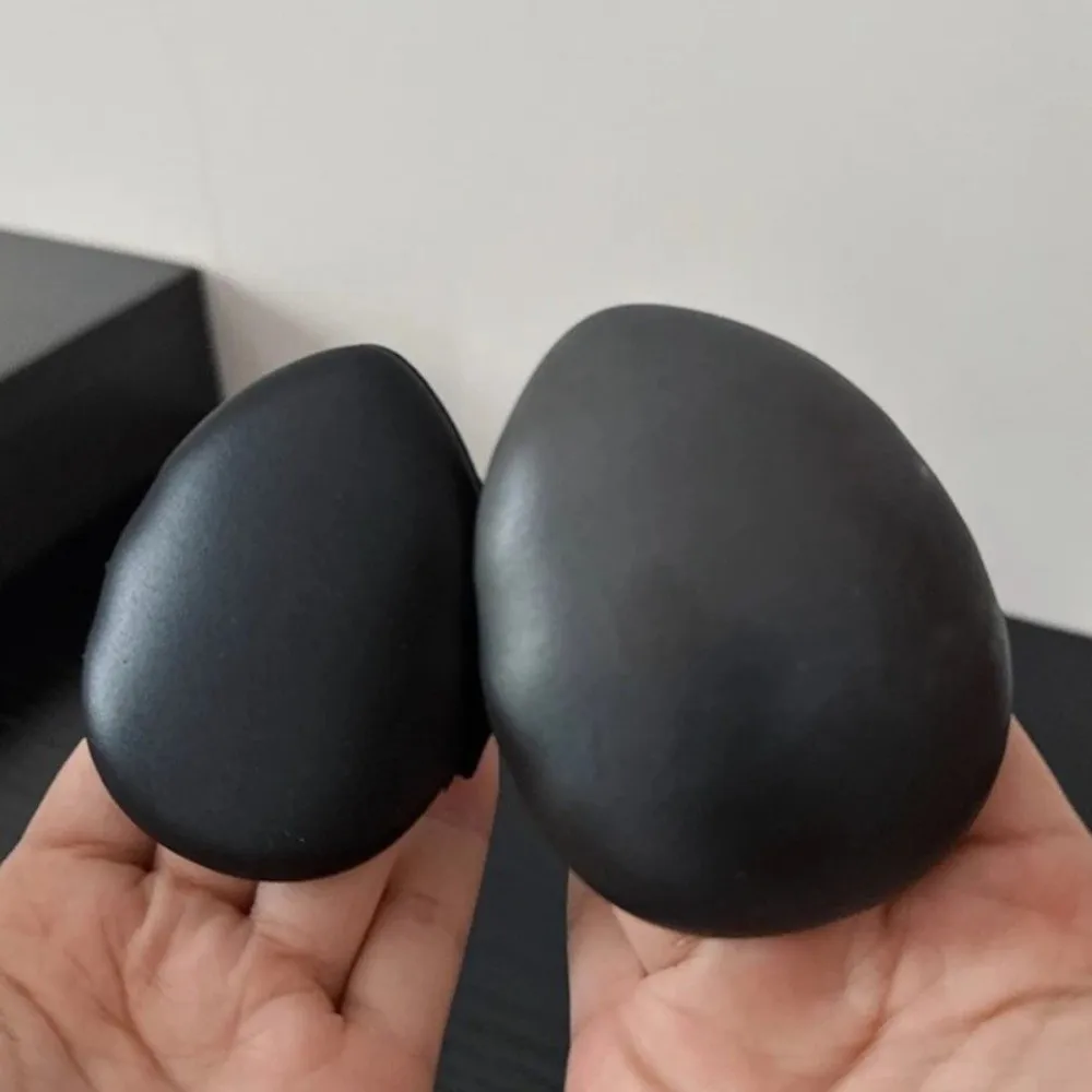 휴대용 이중 용도 메이크업 스펀지 퍼프 건식 및 습식 사용 비흡수성 파우더 퍼프 파우더 적용 도구