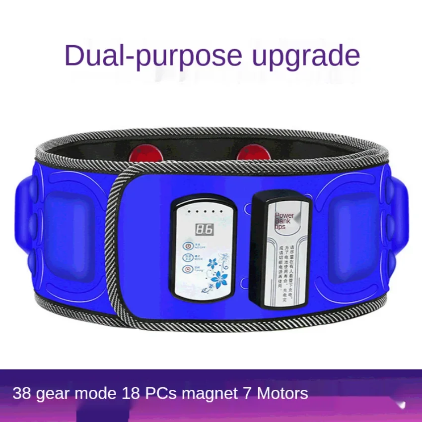 Slimming Belt Massage Electric Vibrating 8 Motors X8 X7 Waist Exercise Leg Belly Fat Burning Abdomen Massager For Body Building For Muscle Stimulator Abdominal Muscle Stimulator