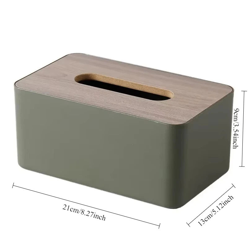 Wet Wipes Holder Wooden Tissue Holder Household Paper Towel Storage Box Removable Napkin Boxes for Toilet Versatile Home Office 4