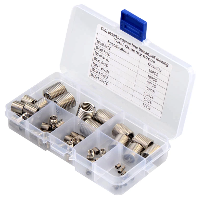 kit de reparation filetage helicoil en acier outil filete pieces 03