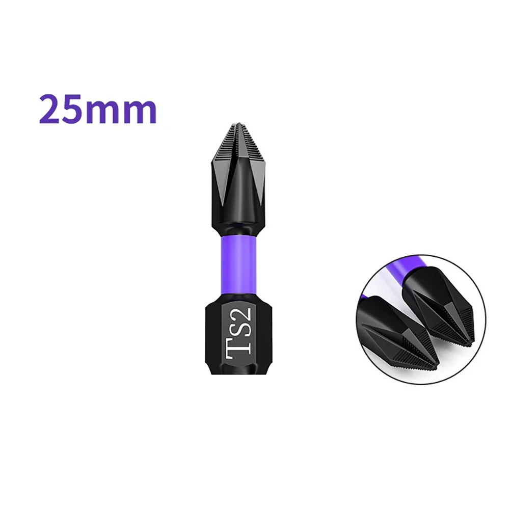 

Cross Screwdriver Batch Head 1pc 25 50 65 70 90 150mm Alloy Steel Black Non-slip PH2 Nutdrivers Wear-resistant