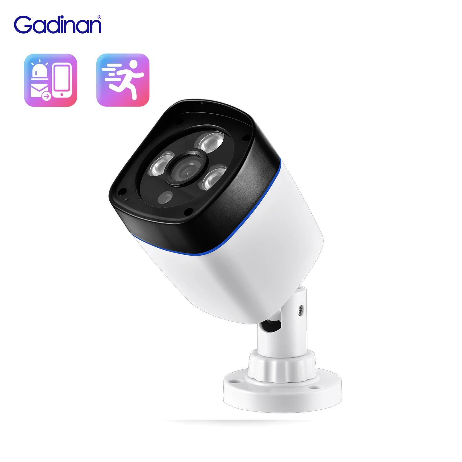 wireless cctv camera for home Gadinan 48V POE 8MP IP Bullet Camera 5MP 3MP H.265 Surveillance 2.8mm Wide Angle Home CCTV Night Vision Outdoor Camera Waterproo best indoor security camera