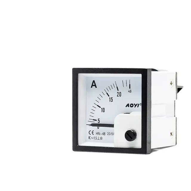 Hn-48 Egy Tűmérők Hozzárendelése 5A 10A 20A 450 V Ac Dc Voltméter Ampermeter - Image 2