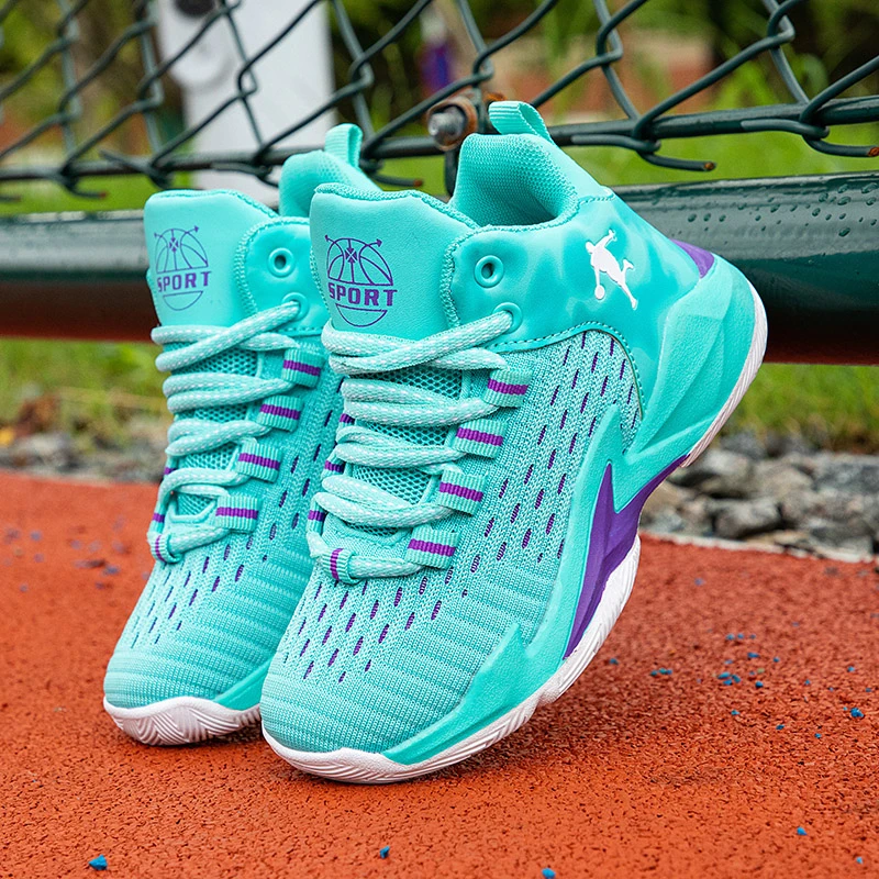 2022 New Basketball Sneakers Kids Breathable Basketball Shoes Non Slip