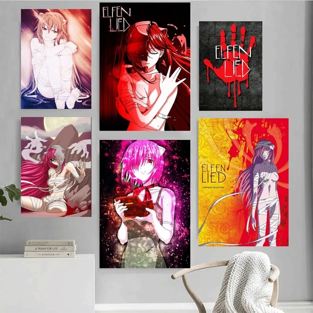 Elfen Lied Anime Anime Posters Decoracion Painting Wall Art Kraft