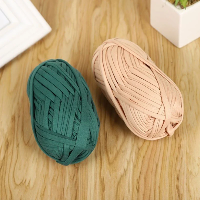 Cotton Knit Cloth Wool T-shirt Yarn DIY Soft Weaving Sewing Material for Carpets Blanket Bags 39 Colors Crochet Handmade Star 2