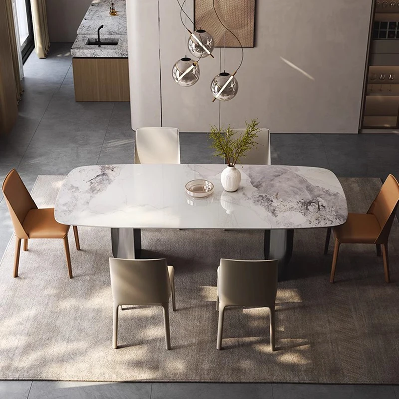 

Modern Side Dining Table Study Console Hallway Makeup Dining Table Marble Kitchen Zestawy Mebli Ogrodowych Bedroom Furniture