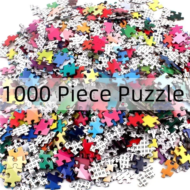 Spider king 1000 PCS of high difficulty adult puzzle, circular and irregular cartoon animal anime toy, children's puzzle gifts 6