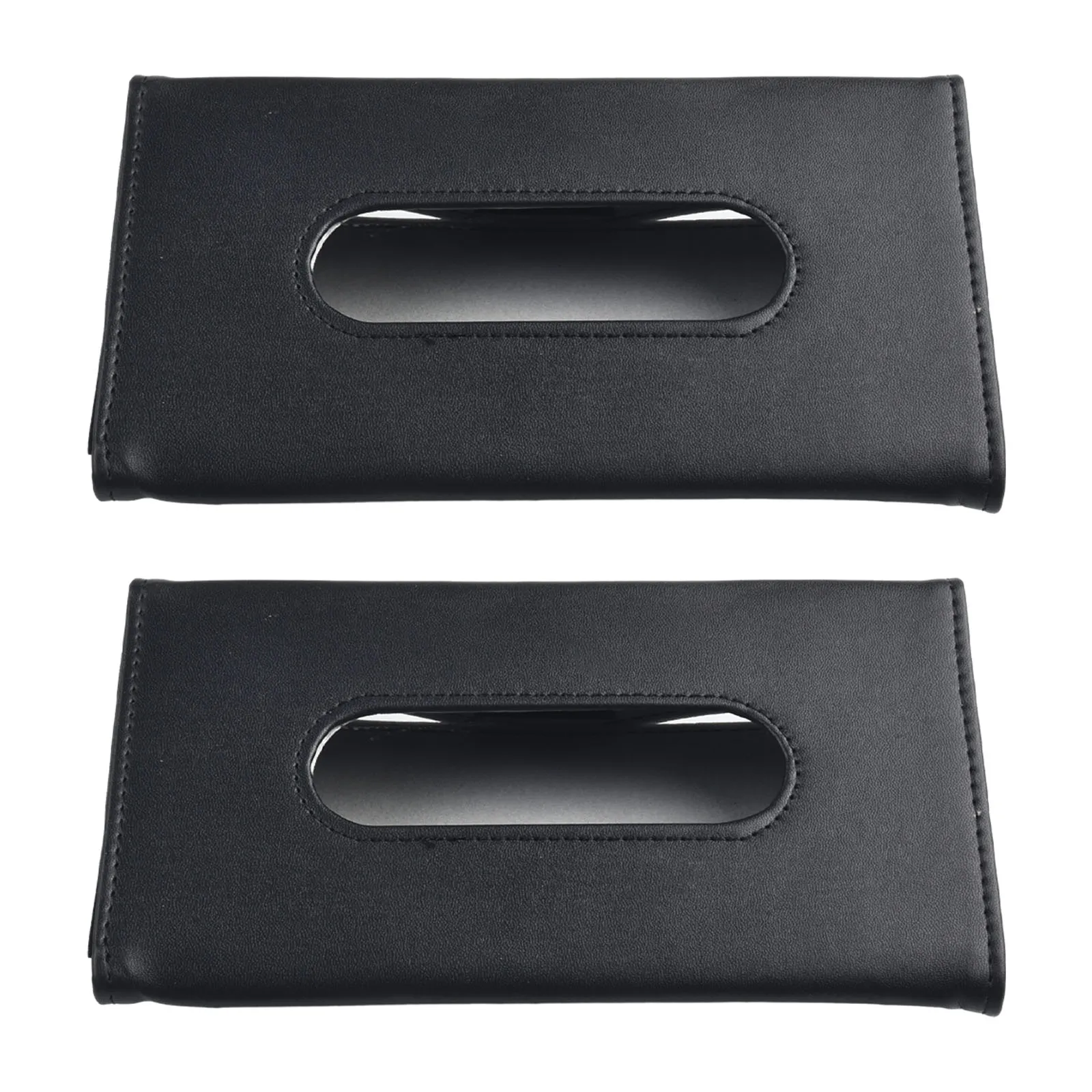 

2Pcs Car Tissue Box Towel Sets Car Sun Visor Tissue Box Holder Auto Interior Storage Decoration For BMW Car Accessories