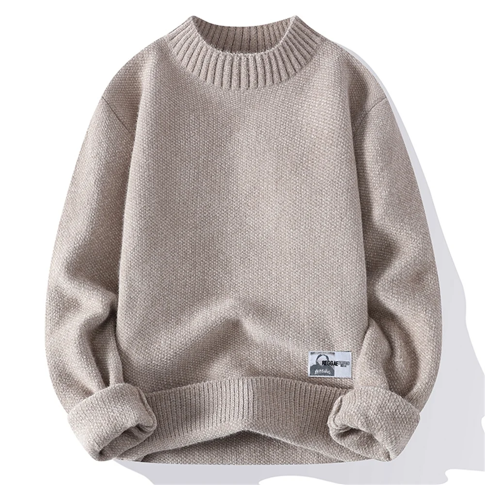 

Harajuku vintage knitted sweater men winter Fashion Casual Thick O-Neck men's hip hop pullover women jumper sweater