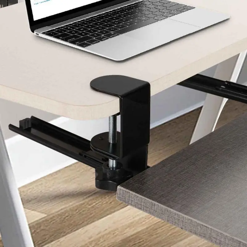 Adjustable Under Desk Keyboard Tray Slide Out