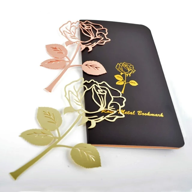 Metal Bookmark - Apricot Blossoms & Bird