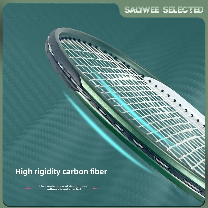 Professional Competition and Training Tennis Racket, 27 Inches, Carbon Integrated, Outdoor Sports Tennis Racket for Both Men and