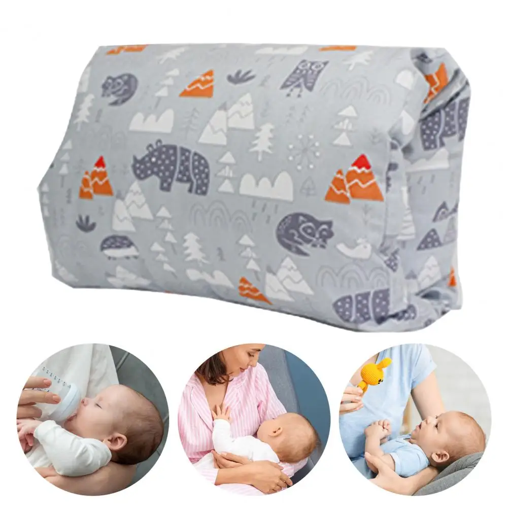 Supportive Arm Pillow Arm Pillow for Breastfeeding Cartoon Pattern for Baby Nursing Breastfeeding Cozy Bottle