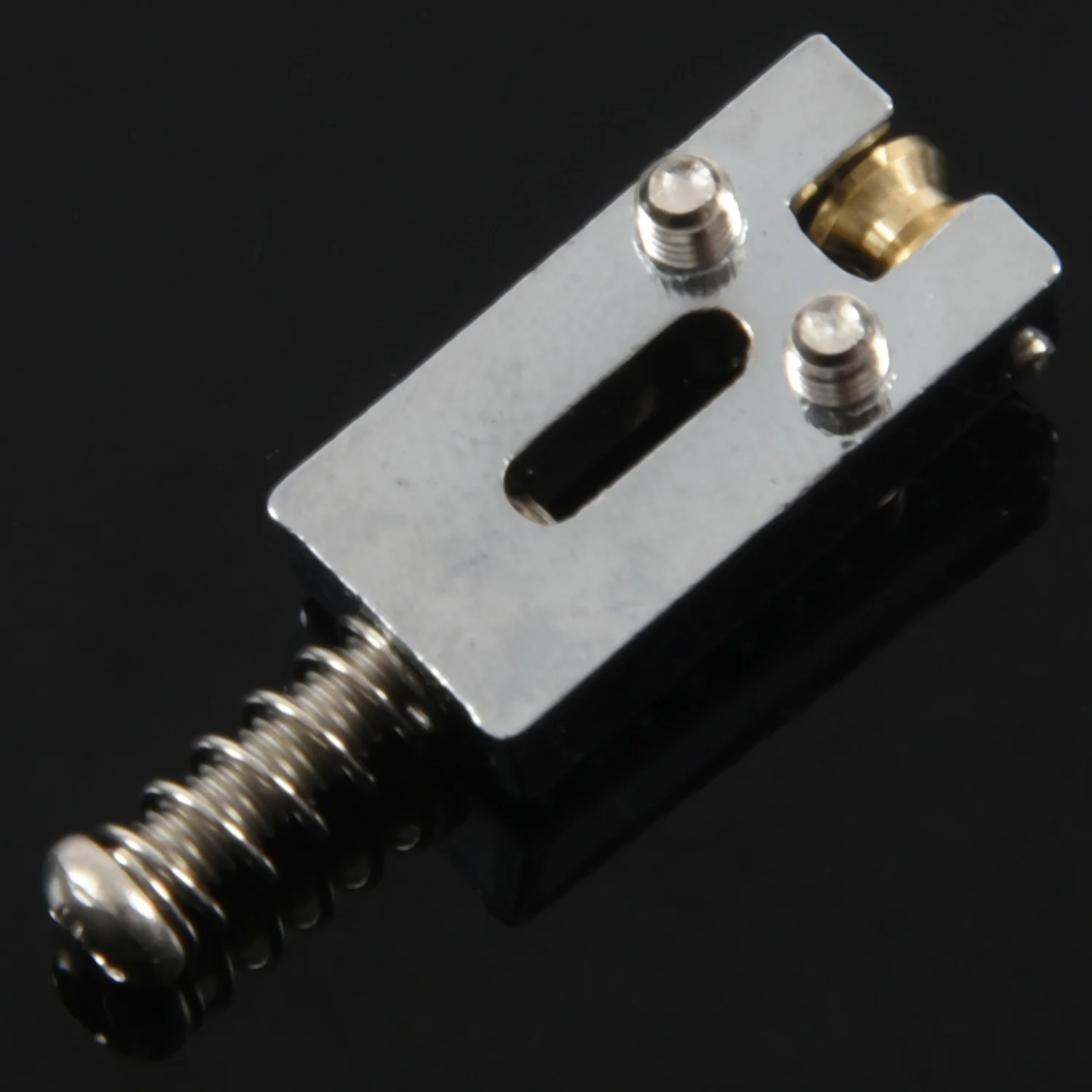Фото 6 роликовых мостовых седлов Tremolo с гаечным ключом для крыла Strat Tele электрическая гитара Хромированный Цвет №5