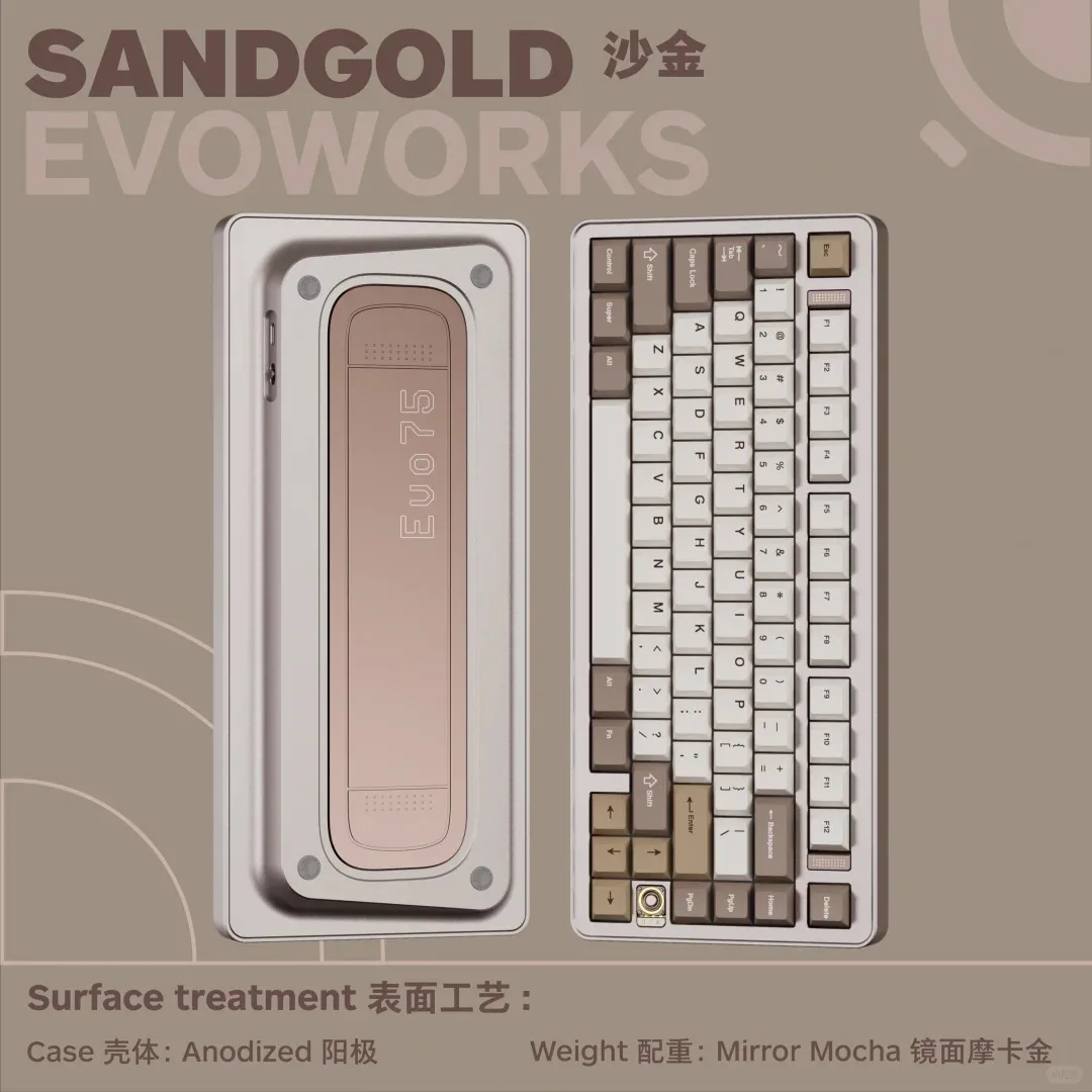 EvoWorks EVO75 メカニカルキーボードトライモードワイヤレス