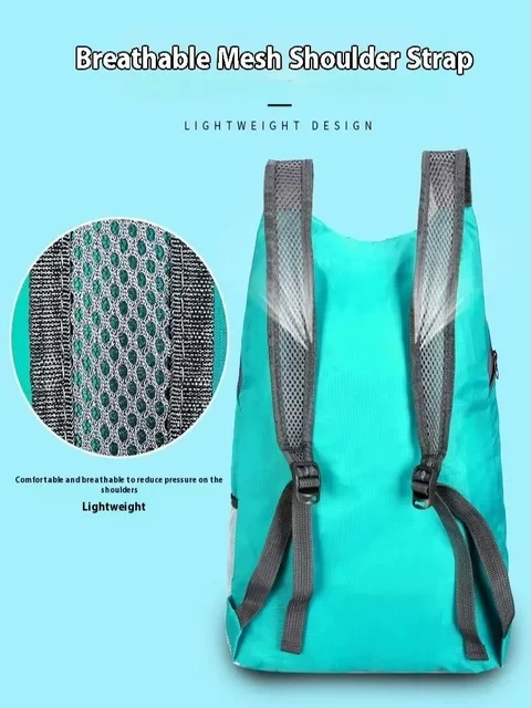 Ultralight Folding Bag Men Women Waterproof High-volume Portable Backpack Lightweight Travel Bags Outdoor Sports Daypack 5