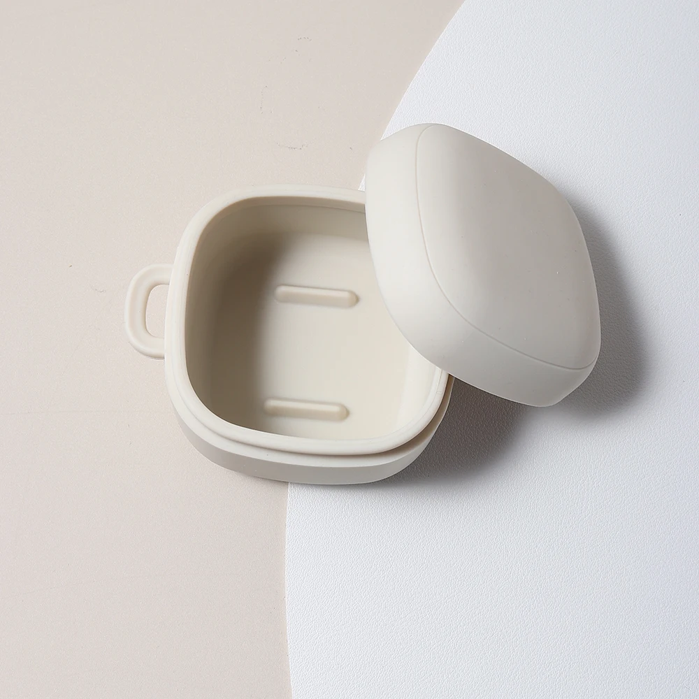 new baby storage bag case infant nipple pacifier container silicone Baby Soother Silicone Storage Box