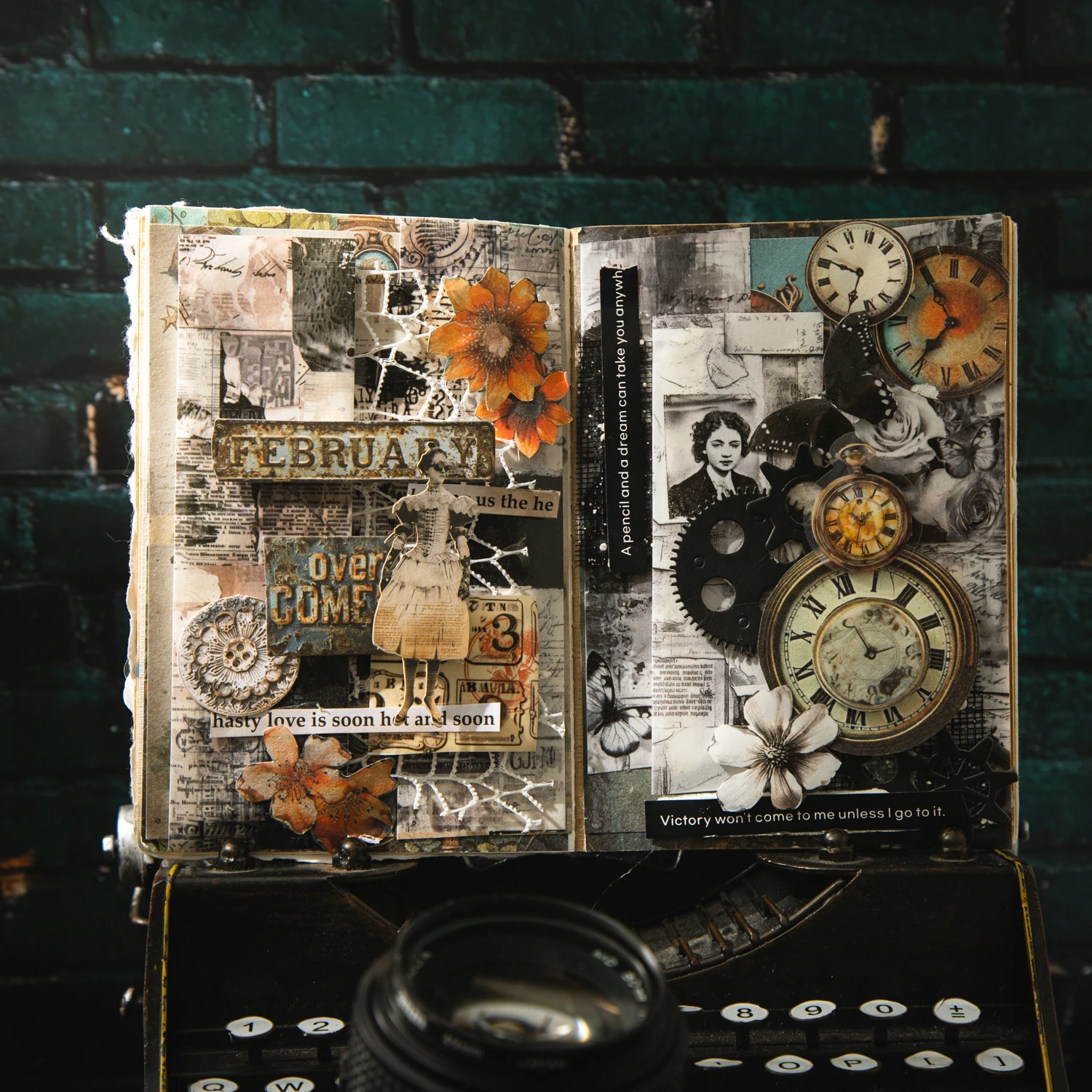 1 롤 빈티지 책 페이지 배경 테마 와시 테이프, 스크랩북킹 DIY, 콜라주 용품, 휴대폰 케이스 노트북 장식에 적합