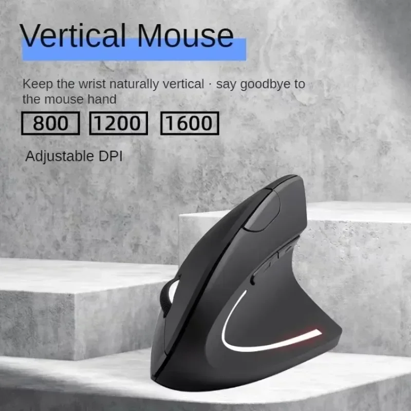 Vertical Wireless USB Mouse Ergonomic Rechargeable Portable PC Gamer For Computer Laptop Notebook Gaming Accessories wireless mouse gaming mouse