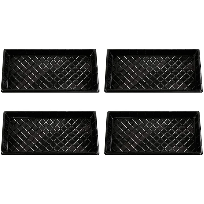 

4Pcs Trays Seedling Starter Tray Humidity Adjustable Plant Starter Kit Greenhouse Grow Trays For Seeds Growing Starting