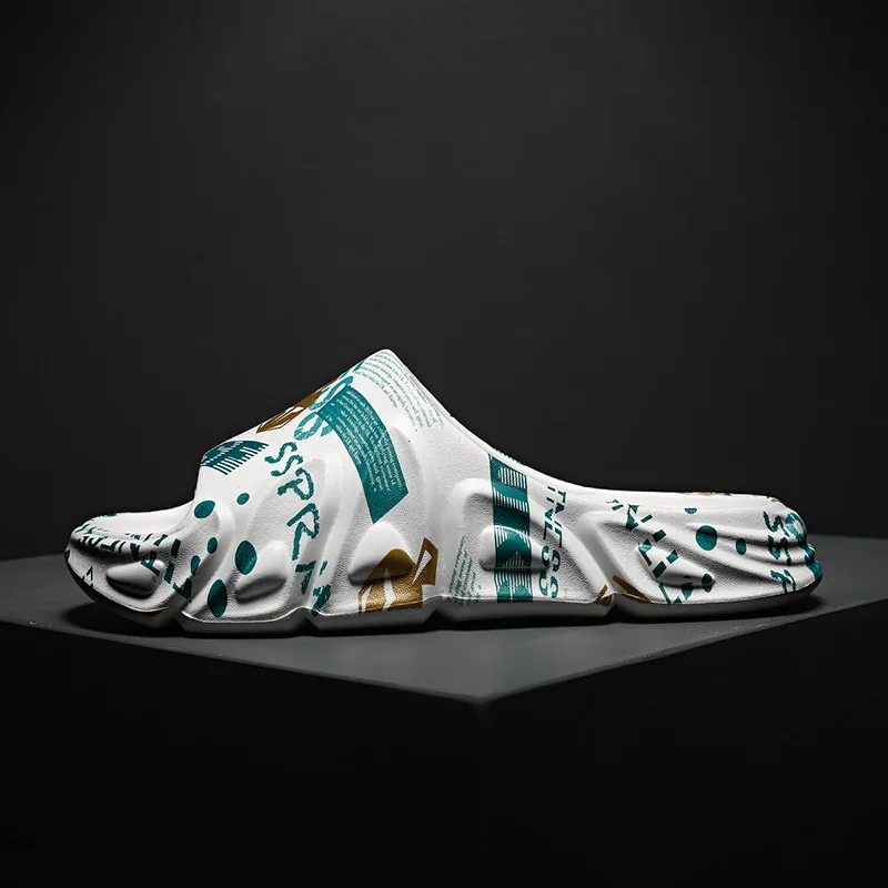 Sklisikre tøfler for menn, sklisikre med tykk såle, myke skumslidere, komfortable tøfler for innendørs og utendørs bruk_voghion.com