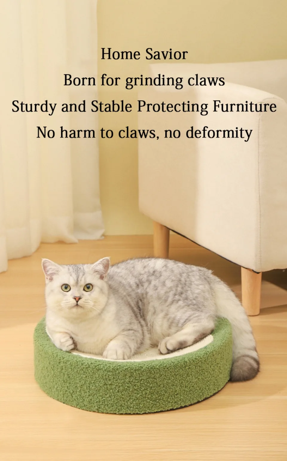 Title 4, Sisal Cat Scratching Board 2 In 1 Cute House Pe...