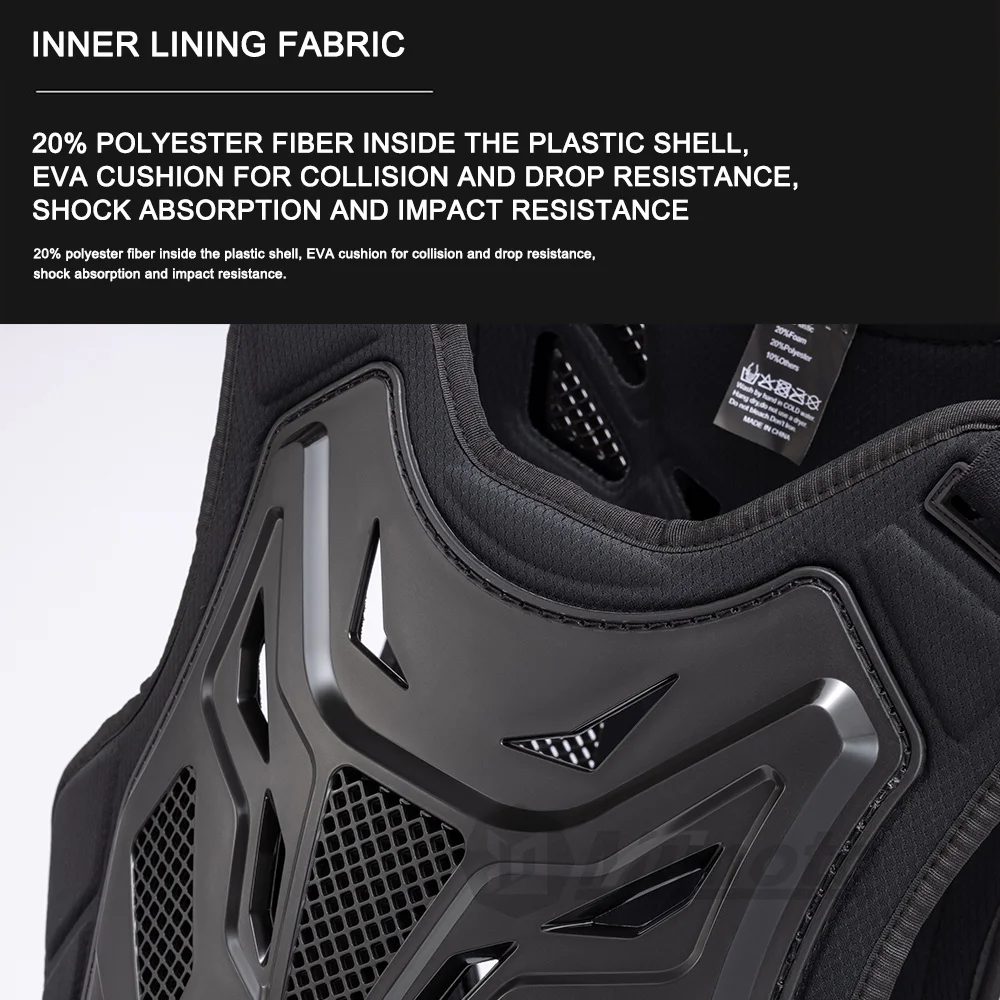 Motorcycle Armor Vest Men's Off-road Racing Anti-collision Motocross Dirt Bike Protection