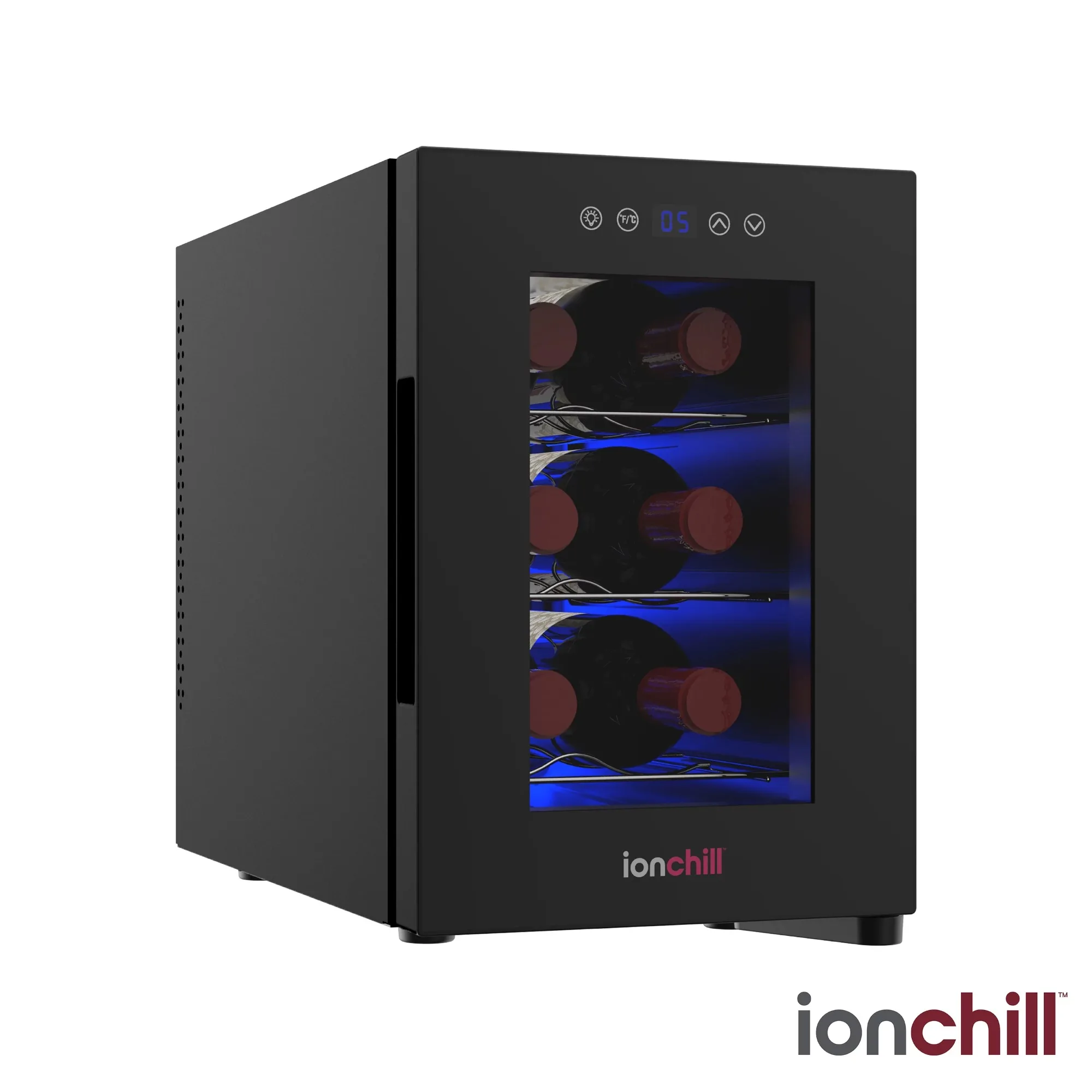 

New Standard Door Mini Fridge with Wine Rack and Temperature Controls