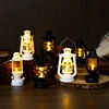 6cm Mini Led Retro Glowing Pony Lantern Simulation Cande Light Oil Lamp Mini Kerosene Lantern Doll House Decor Scene Ornaments 1