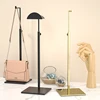 1 Pcs Adjustable Polished Gold / Silver Hanging Bag Handbag Shelf Display Stand Purses Handbag Holder Rack 3