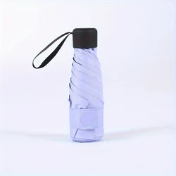 Compact Multi - Color Mini Umbrella - Portable, Durable, and High - Quality - Iron (PURPLE)