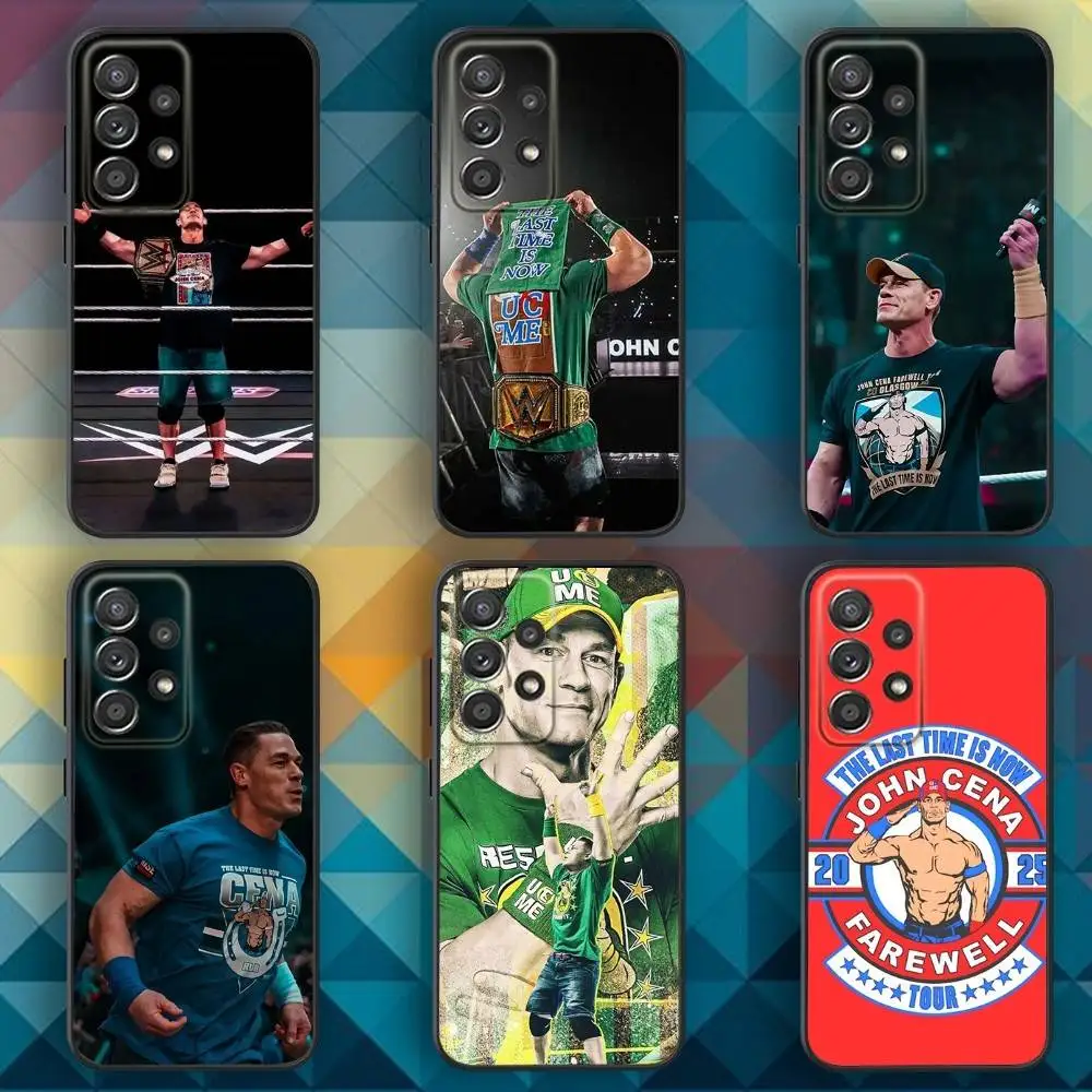 Durable Black John Cena Wrestling-Themed Phone Case