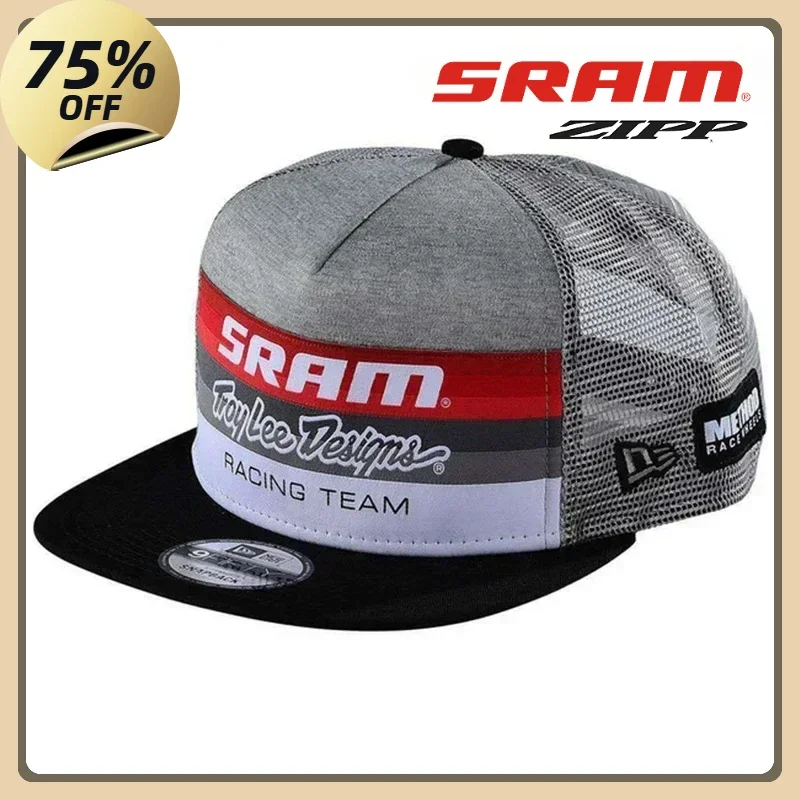 New Fashion SRAM Road Cycling Hat Outdoor Sunscreen Baseball Hat Driver's