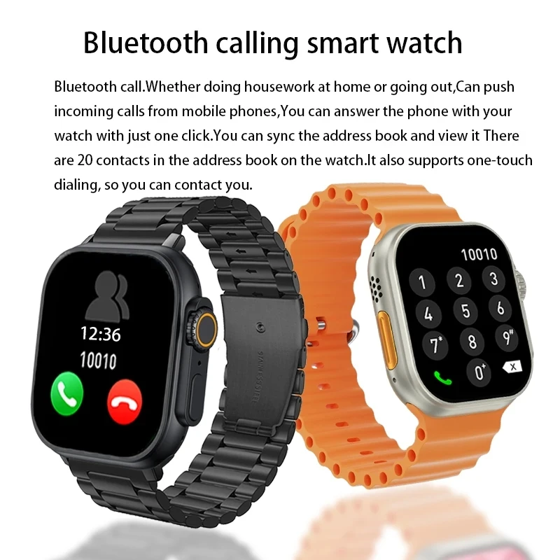   Ʈ ġ, Iw8 Ʈ ƽ Ʈ ġ ø 8, 49mm ƼŸ ձ ٵ, 2.0 ġ Ƽ ũ, BT ȭ, NFC ECG IP68