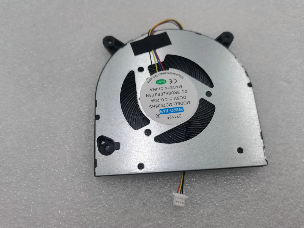 Ventilador do Processador Central do Portátil para Teclast F15 Pro Bf07505h05fp Novo Nb750505hht4b01f21 Bf075d05p Bf07505h05fp Md7505hs 5v 0.25a - Imagem 3