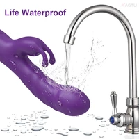 Kaninchen Vibrator für Frauen G-Punkt Vagina Vibrator Klitoris Brustwarzen Stimulator weibliche Masturbation Erwachsenen waren Sexspielzeug für Frauen 5