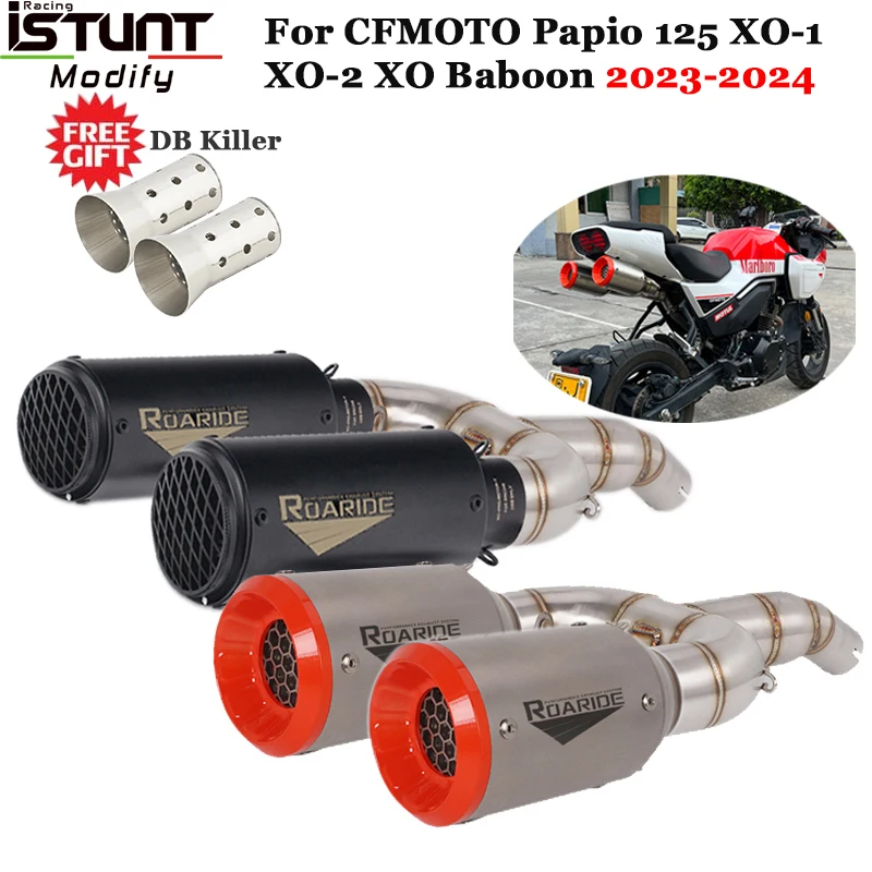 CFMOTO PAPIO スリップオン マフラー ヨシムラUSA パピオ ヨシムラUSA