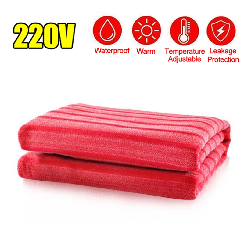 

Winter Rapid Heating Blanket 2 Modes Control Electric Blanket Heating Bed Mattress Heated Pad Mat Body Warmer Christmas Gift